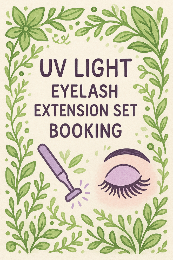 UV Eyelash Extension Set