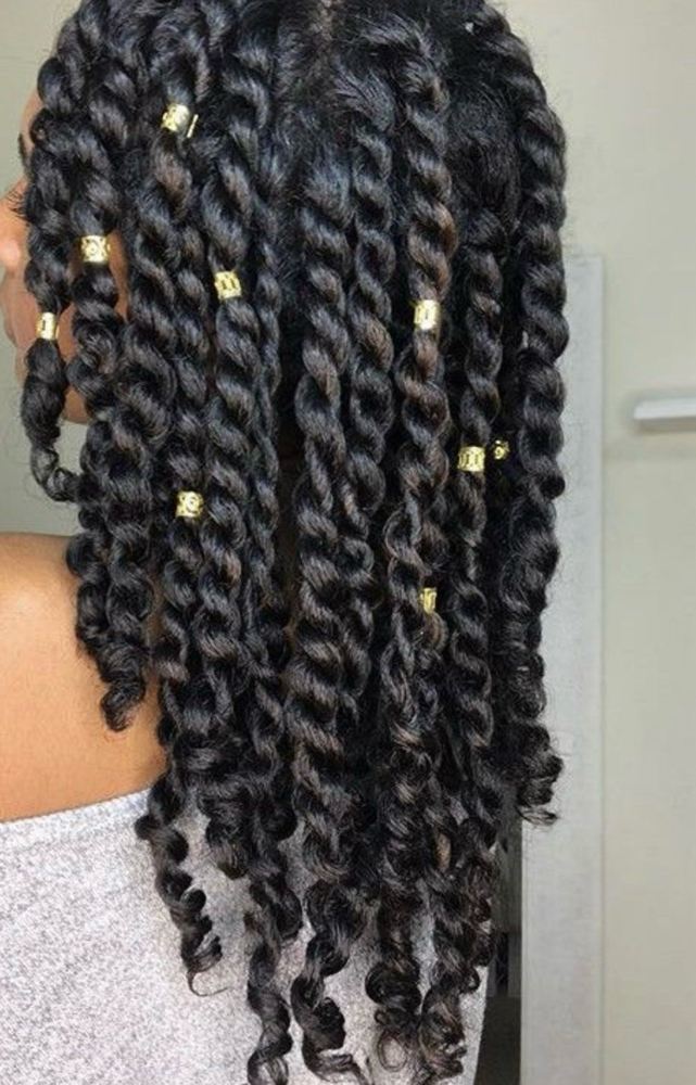Two Strand Twist-Medium Size /Past Shoulder