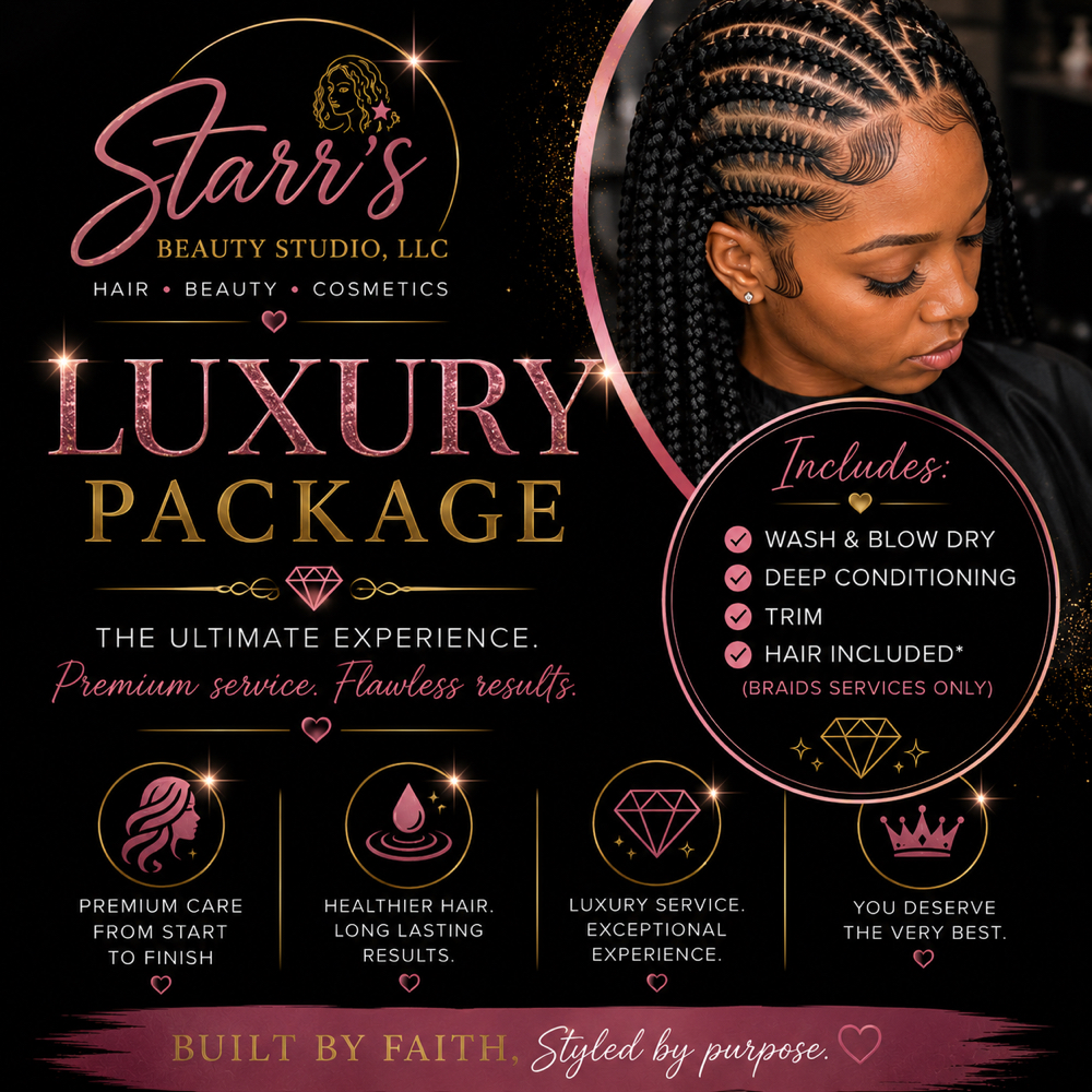 👑 “Luxury Experience Package” at Starr's Beauty Studio in Town & Country, MO