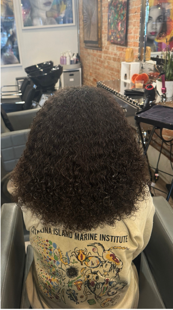 SADIE WOMENS CURLY HAIRCUT