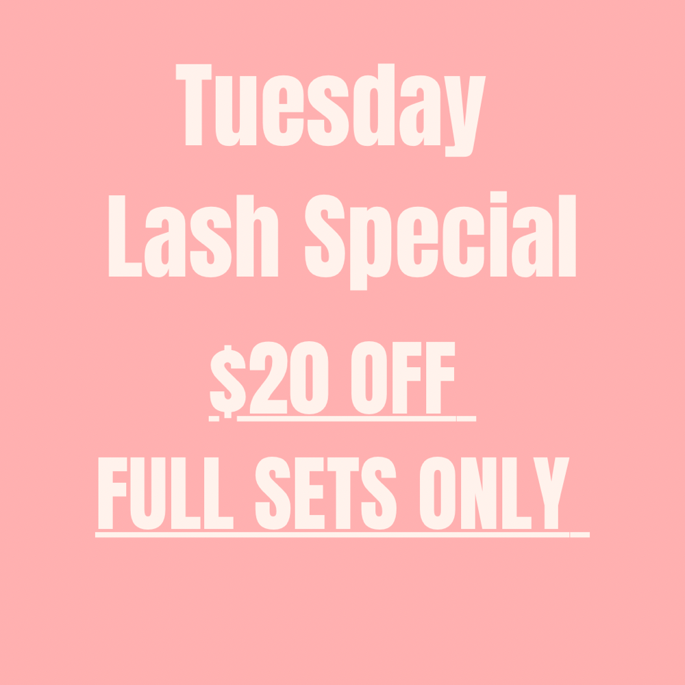 Tuesday Lash Special at Leelashh in Philadelphia, PA