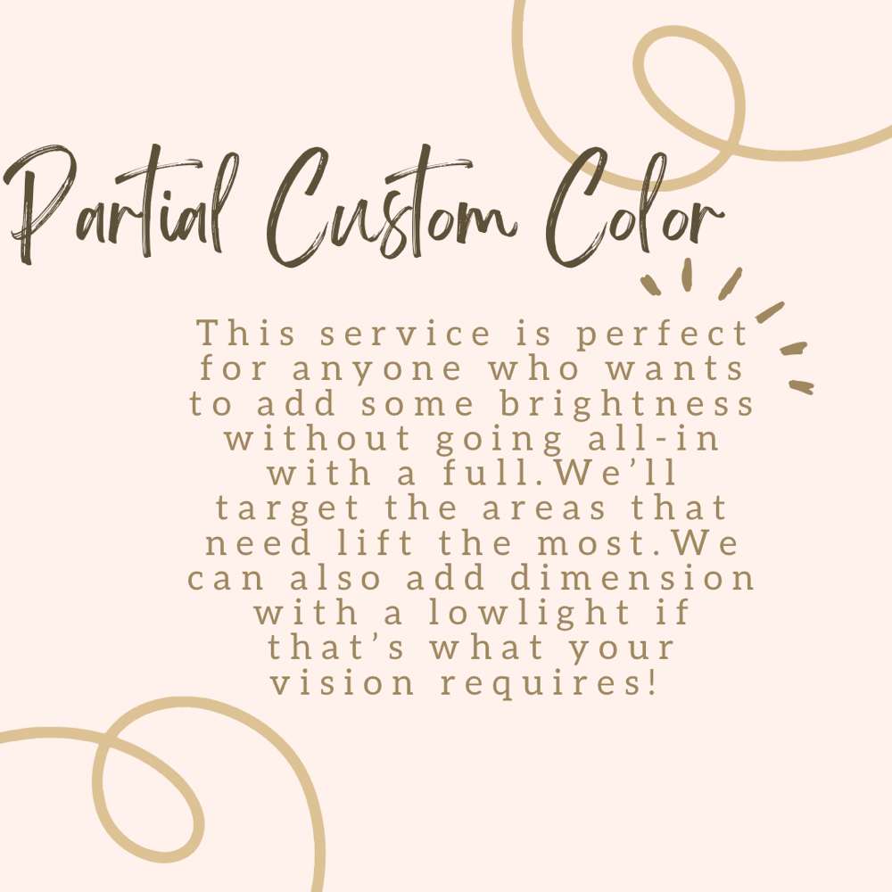 Partial Custom Color