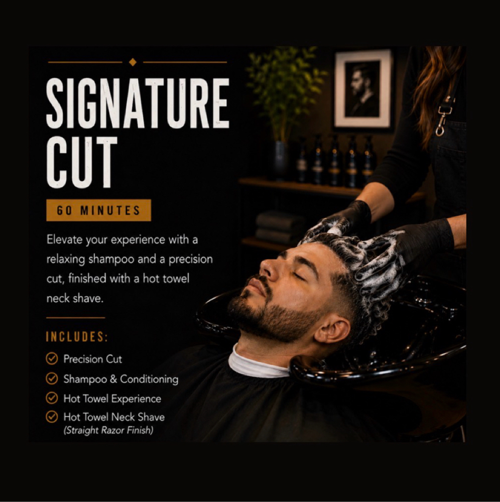 Signature Cut at Artisan Salon & Barber Studio in Lake Mary, FL