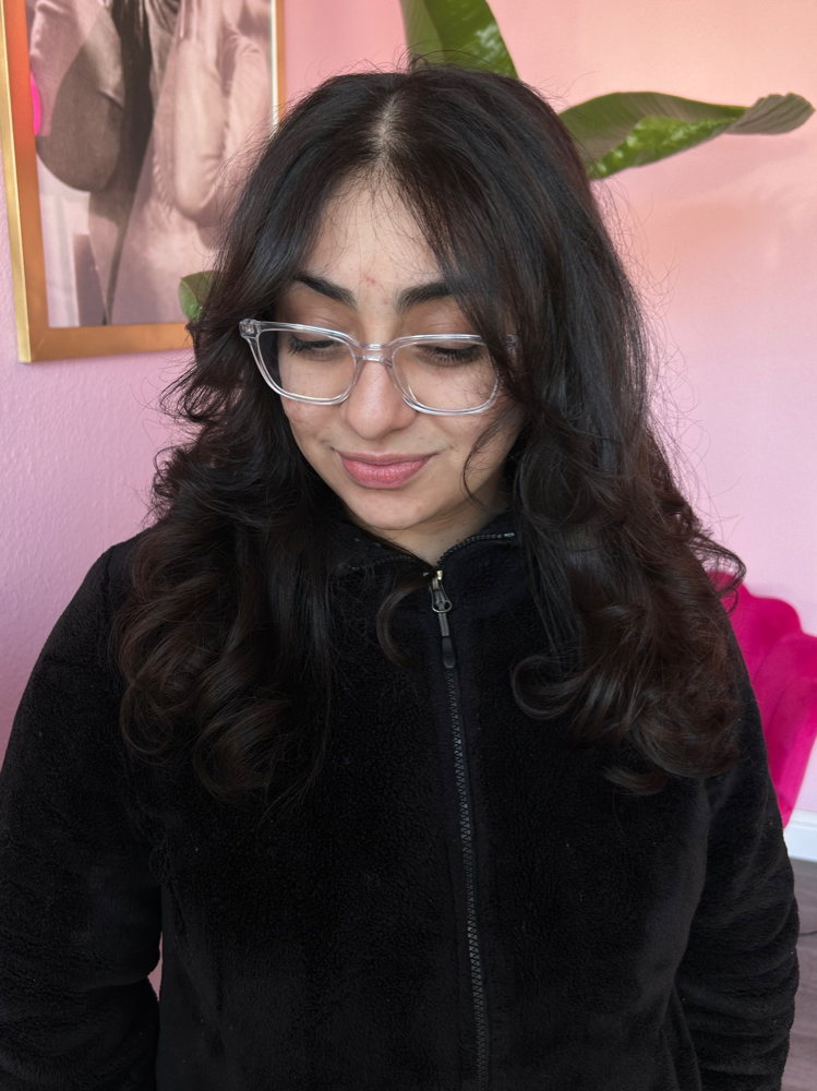 Haircut/wash/blowdry