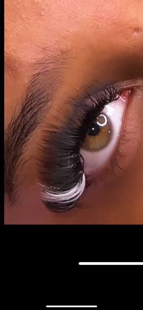 Color lashes at Lashed by Alli in Warwick, RI