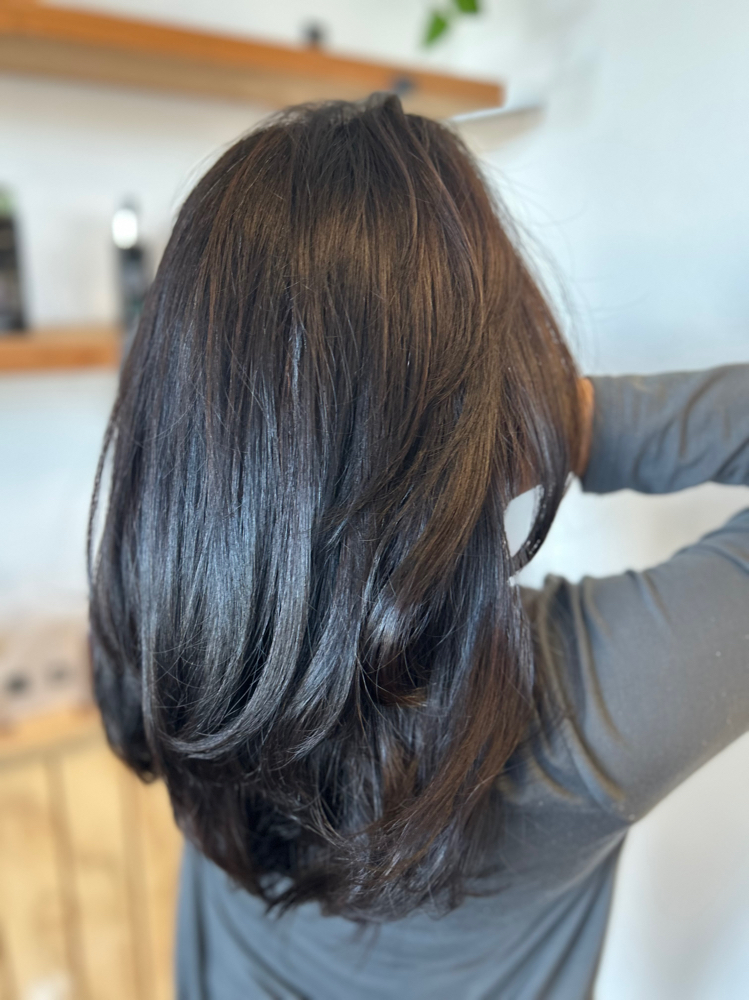 All Over Color & Haircut at Solitabeauty in Brentwood, CA