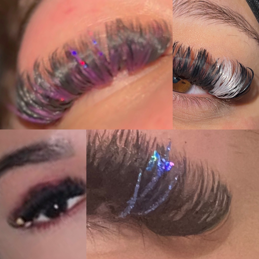 Color Lashes, gliter, & More✨