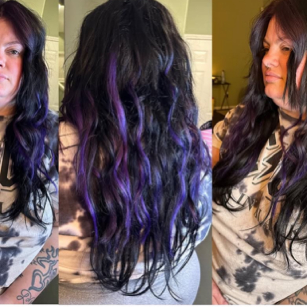Extension install per row at Rune Hair Co. in Matthews, NC
