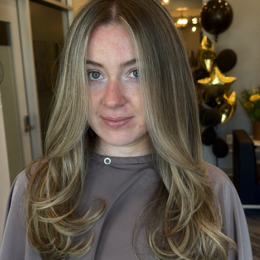 Glow Refresh (partial highlight) at Layered By Lilly Hair Studio in smithfield, RI