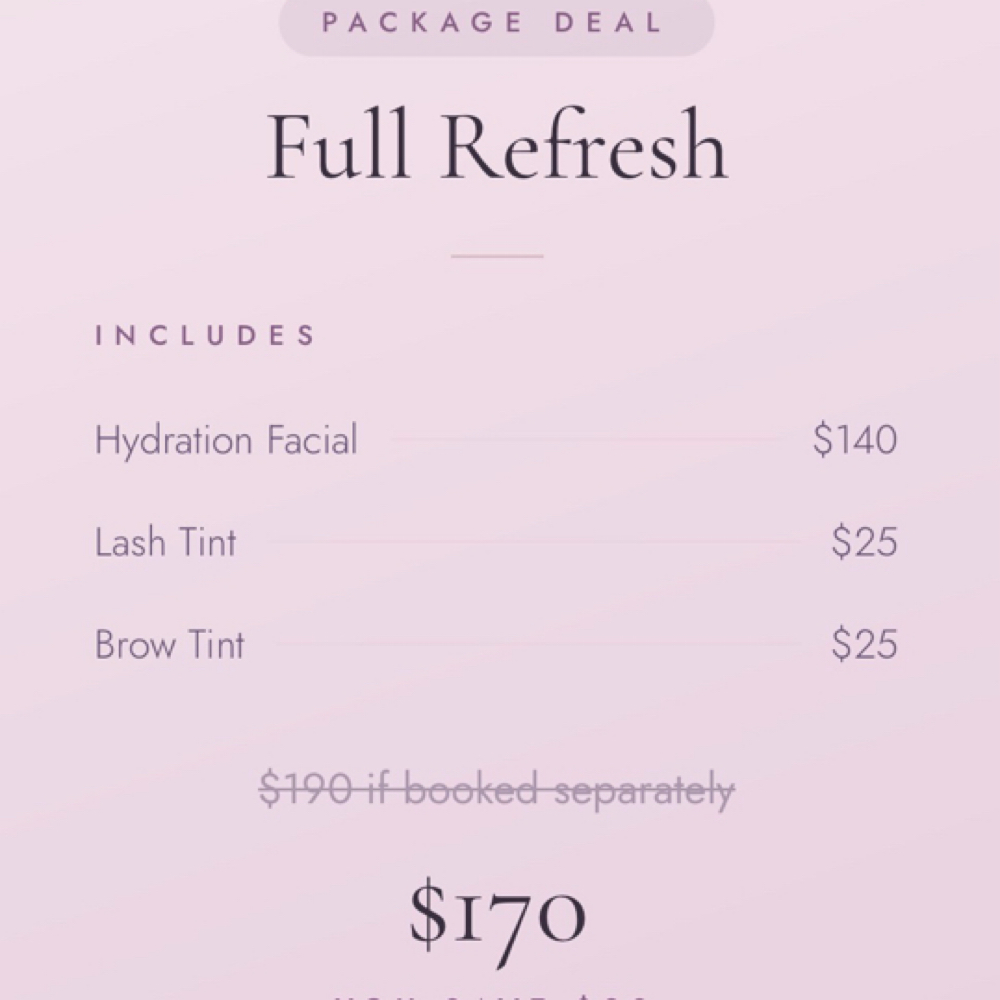 Full Refreash Package Deal at Athena's Glow in Issaquah, WA