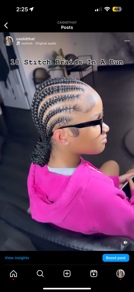Feed In Stitch Braids at Cai Did That in North Chesterfield, VA