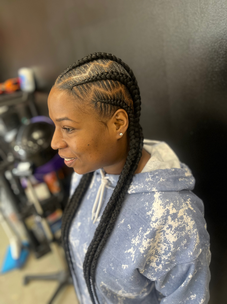 6-8Feed In Stich Braids