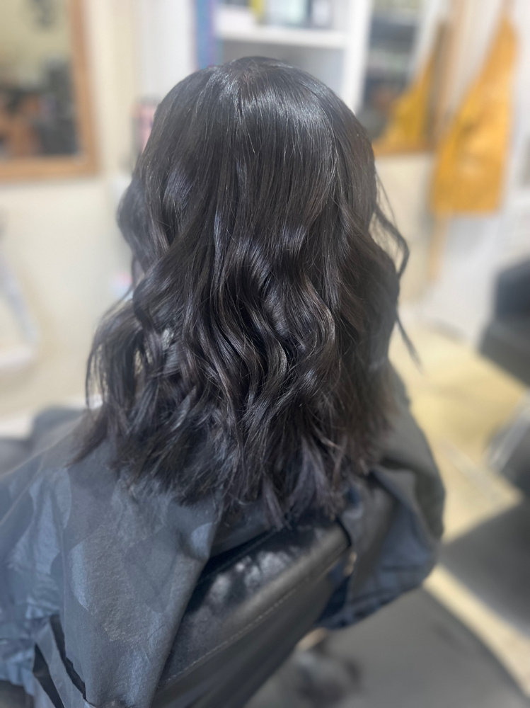 All Over Color -Shoulder Length