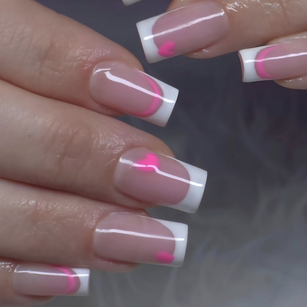 [Add On] French Tips at Worm Nails Studio in San Antonio, TX