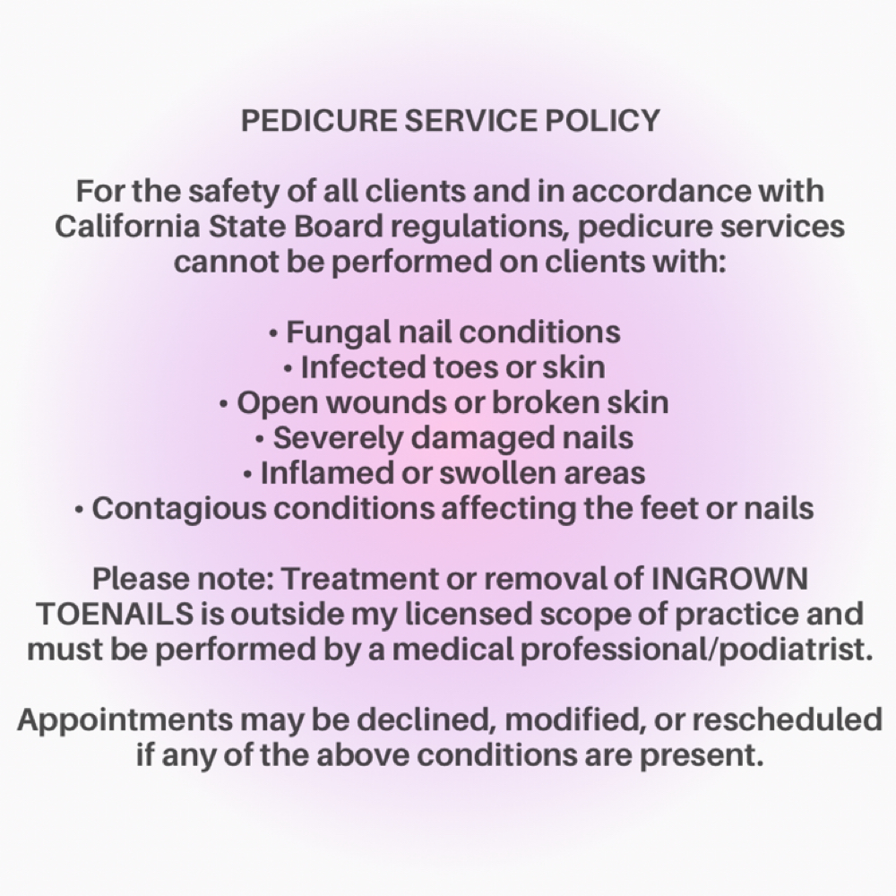 Gel Pedicures at Nails X Jasmine in Montebello, CA