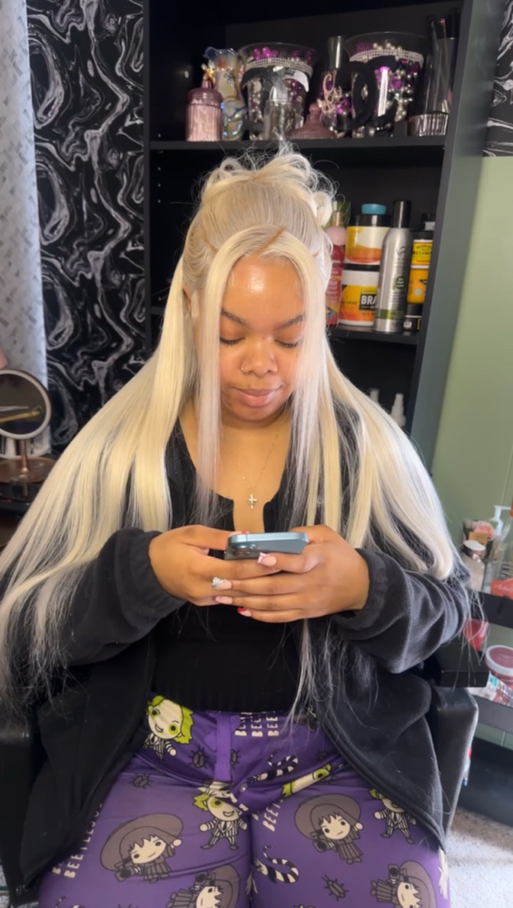 Frontal Wig Install at Jasmine Marie in Flint, MI