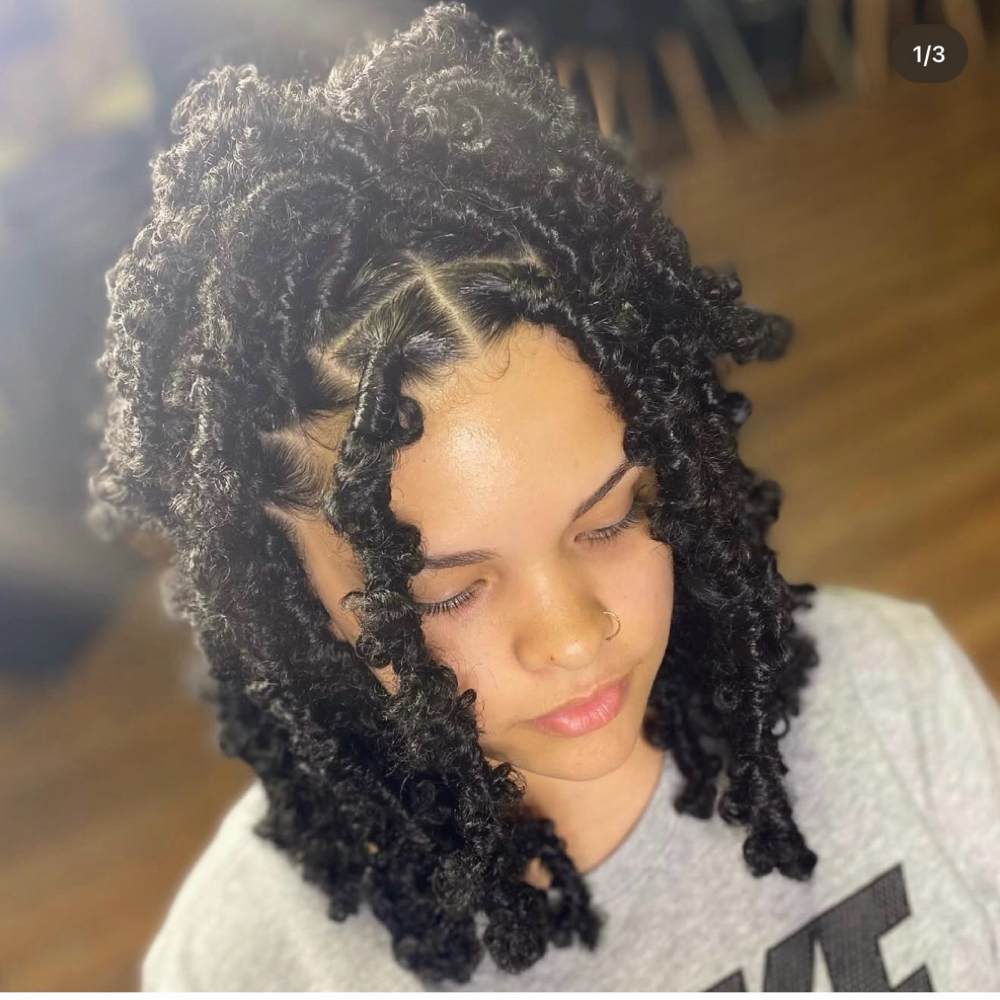 Short Butterfly Loc at The Loc Kingdom in Oxford, AL