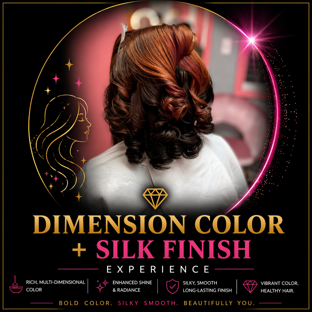 Dimension Color + Silk Finish at Boss Savage Beauty in Muskegon Hts, MI
