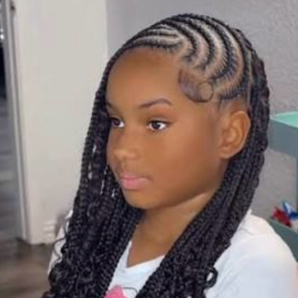KIdS- CORNROWS at Glam Braids in Marietta, GA