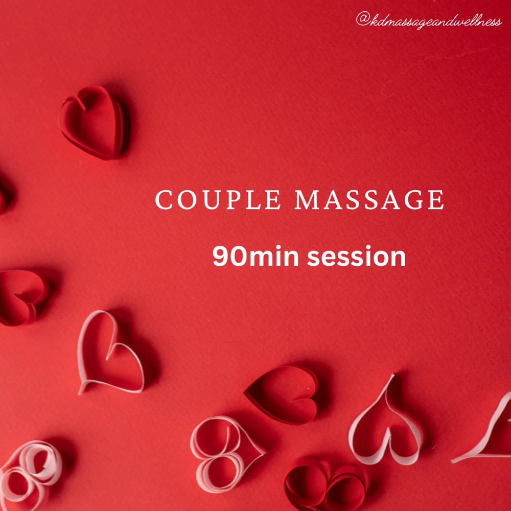90min Couple Massage at KD Massage and Wellness in Rutherford, NJ