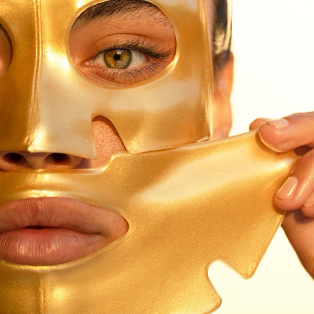 Gold Collagen Face Mask at Prestige Aesthetics KC in Independence, MO