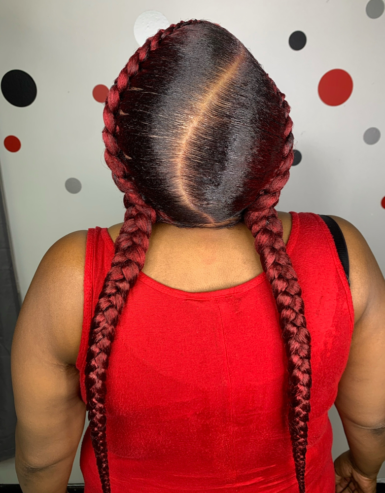 2 Braids at The Kornrow Kollection in Decatur, GA