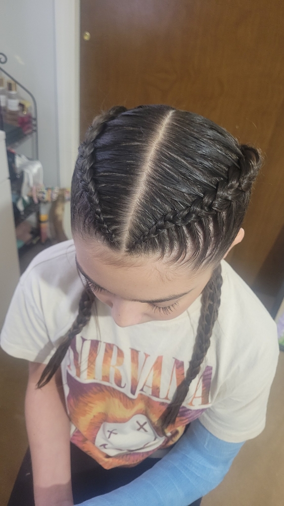 2 BRAIDS ✨️ ADDED HAIR
