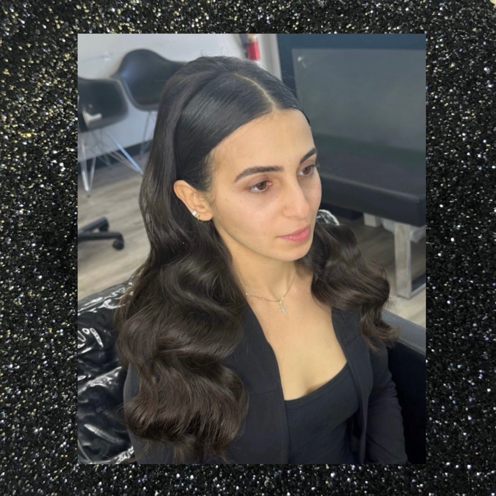 Slick Front, Hair Down