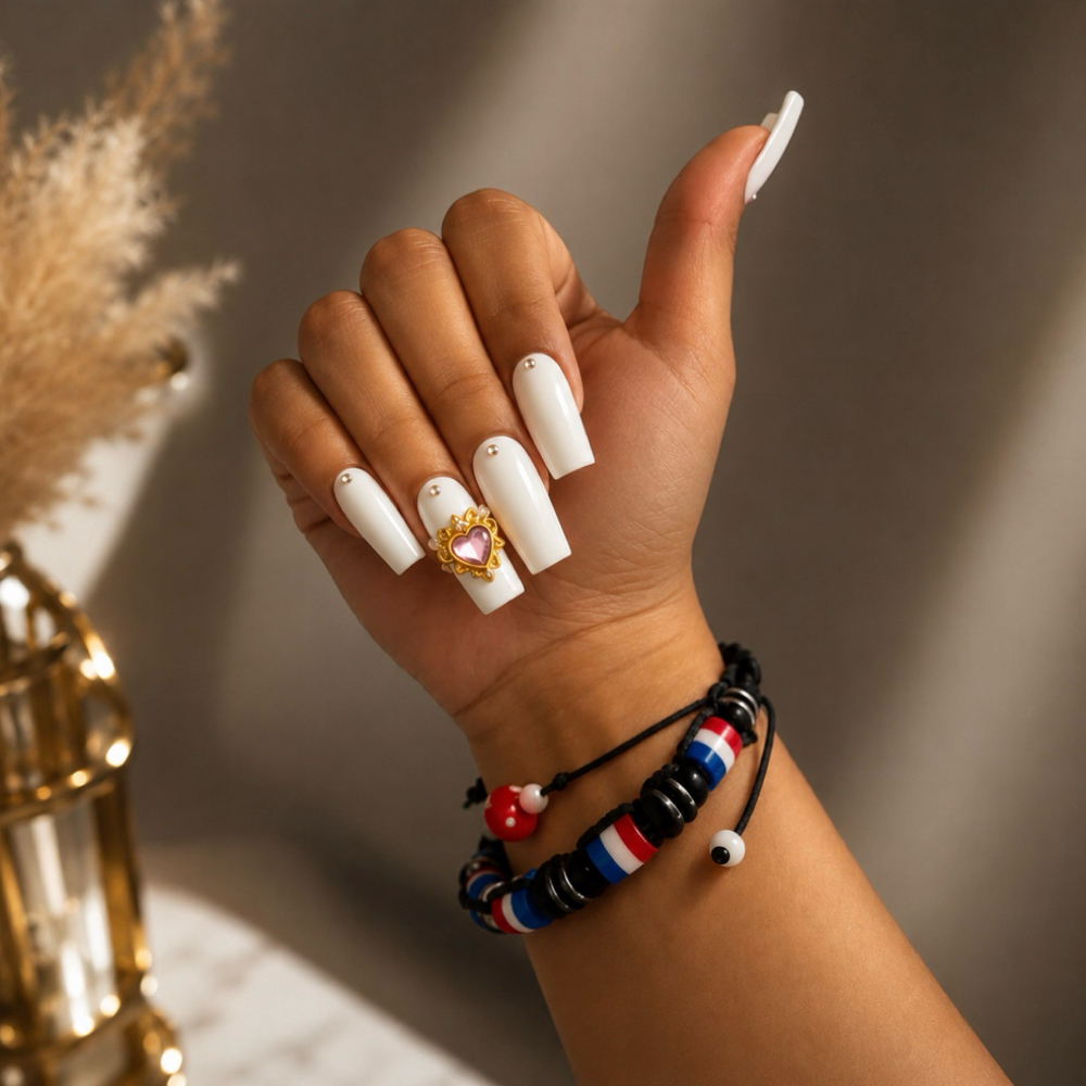 MediumStructured Hard Gel Extension at JCC Beauty Studio- Nails by Joselyn in Gaithersburg, MD