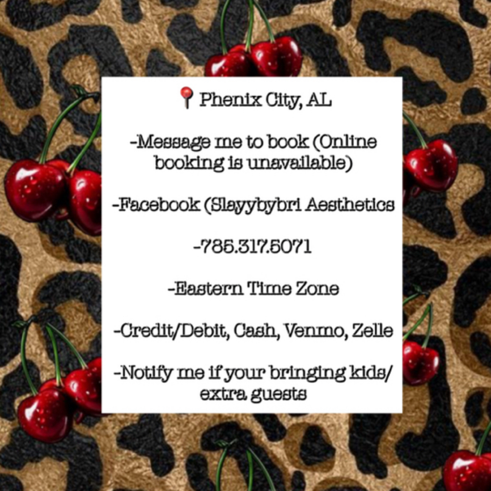 ✨This Is Not A Service, Only Info✨ at Slayy By Bri Aesthetics in Phenix City, AL