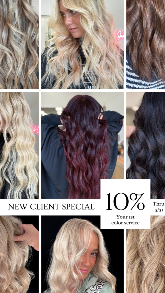 NEW CLIENT 10% COLOR
