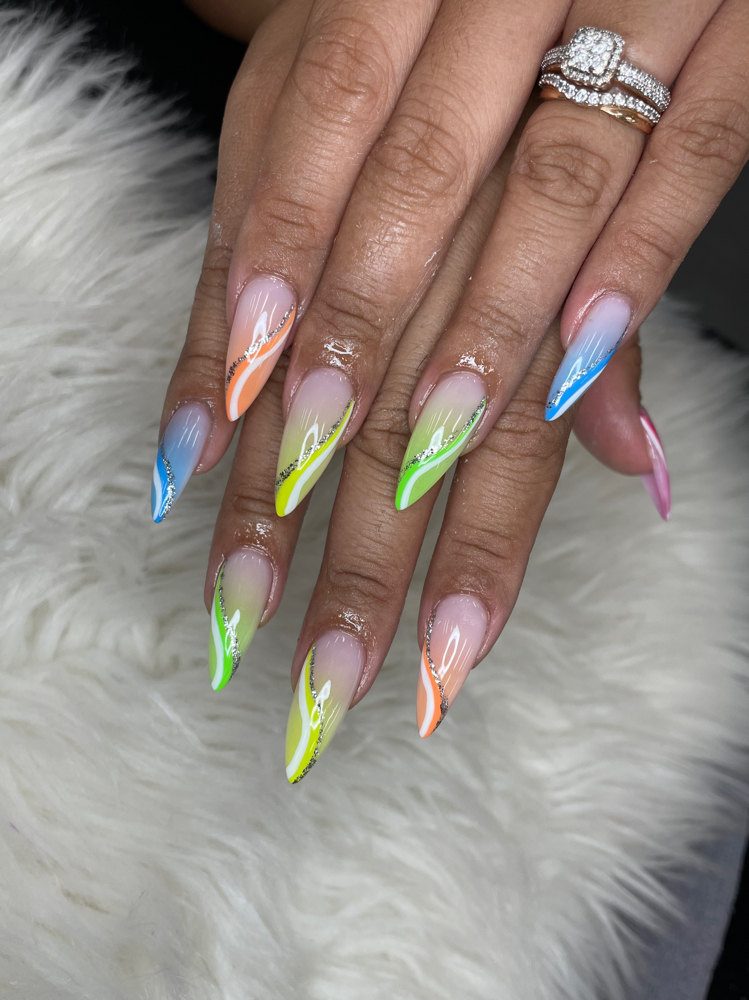 Moderate Nail Art
