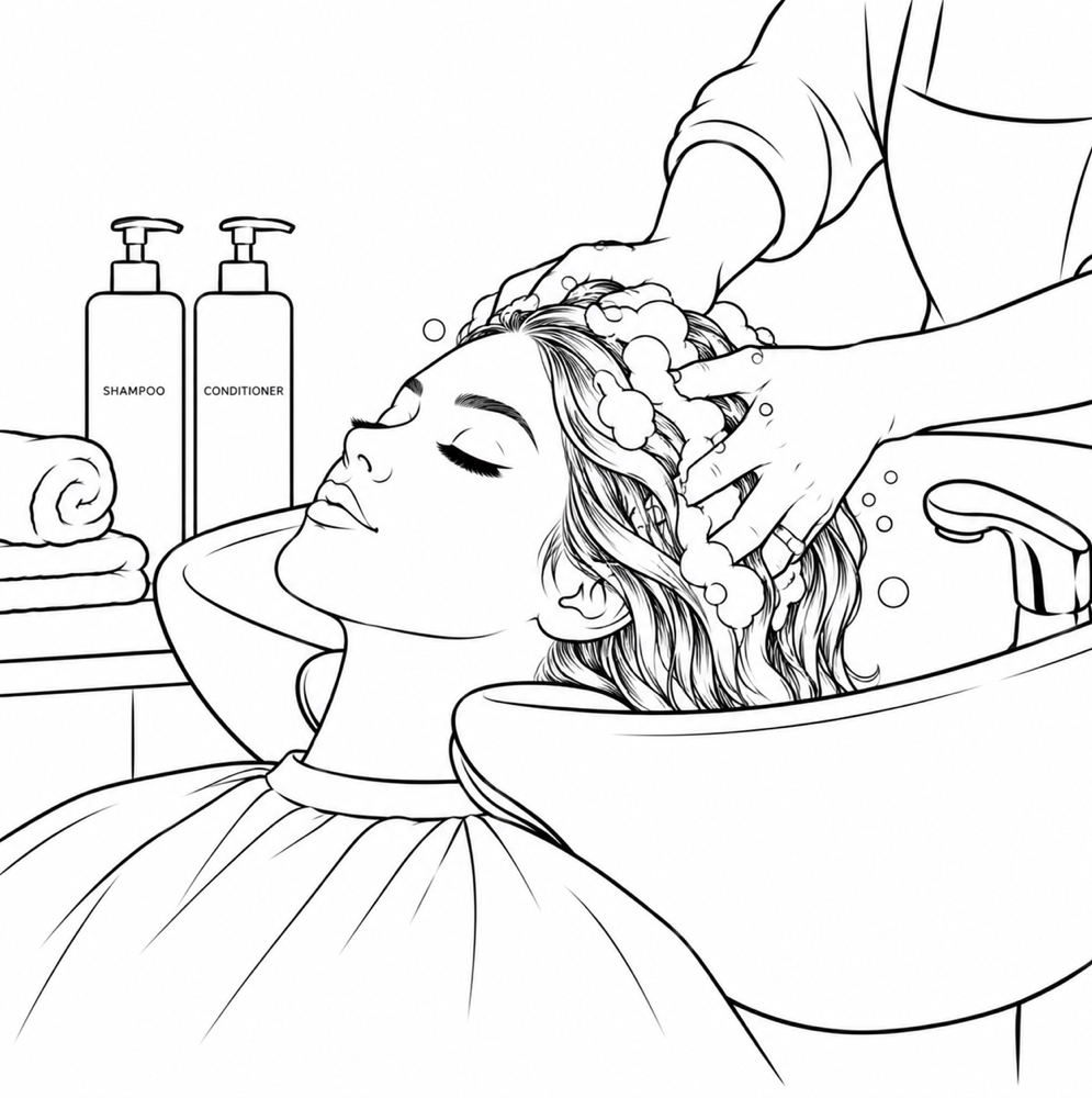 Shampoo Style at The FAB Spot, Beauty and Bling in West Chester, OH