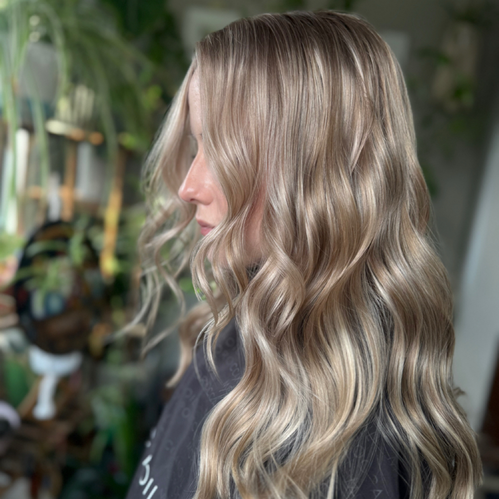 Full Custom Foil & Blowout at Hair by Kelsey Clark in Lizton, IN