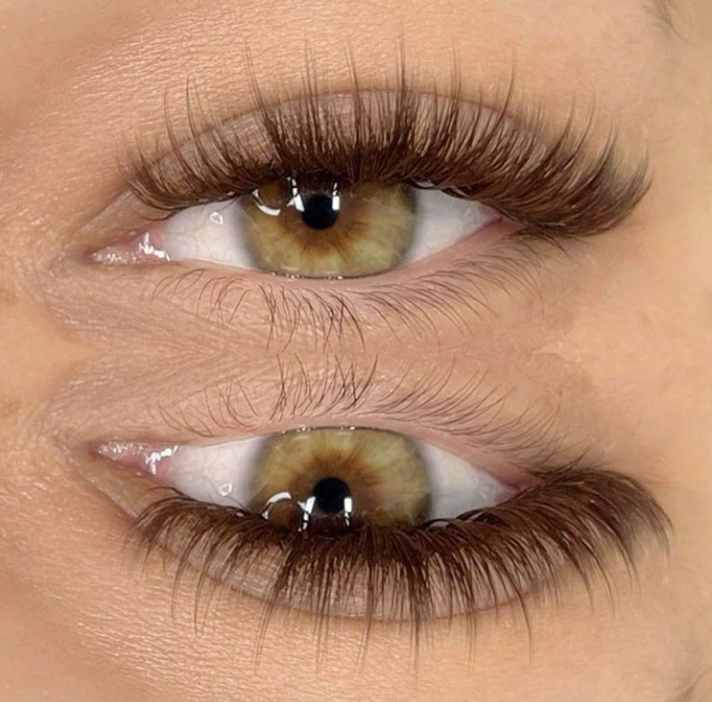Brown Lashes Full Set