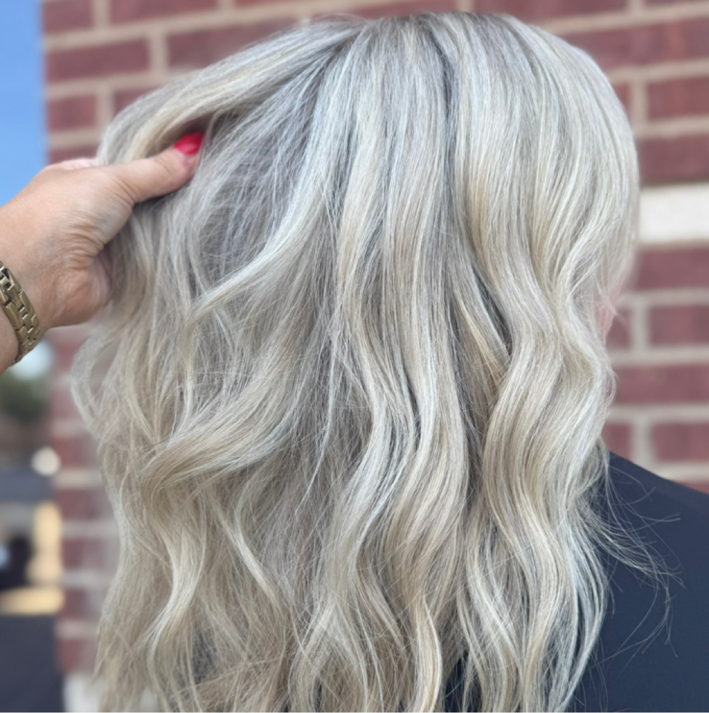Full Custom Blonding & Haircut at Bluebonnets & Blondes in Keller, TX