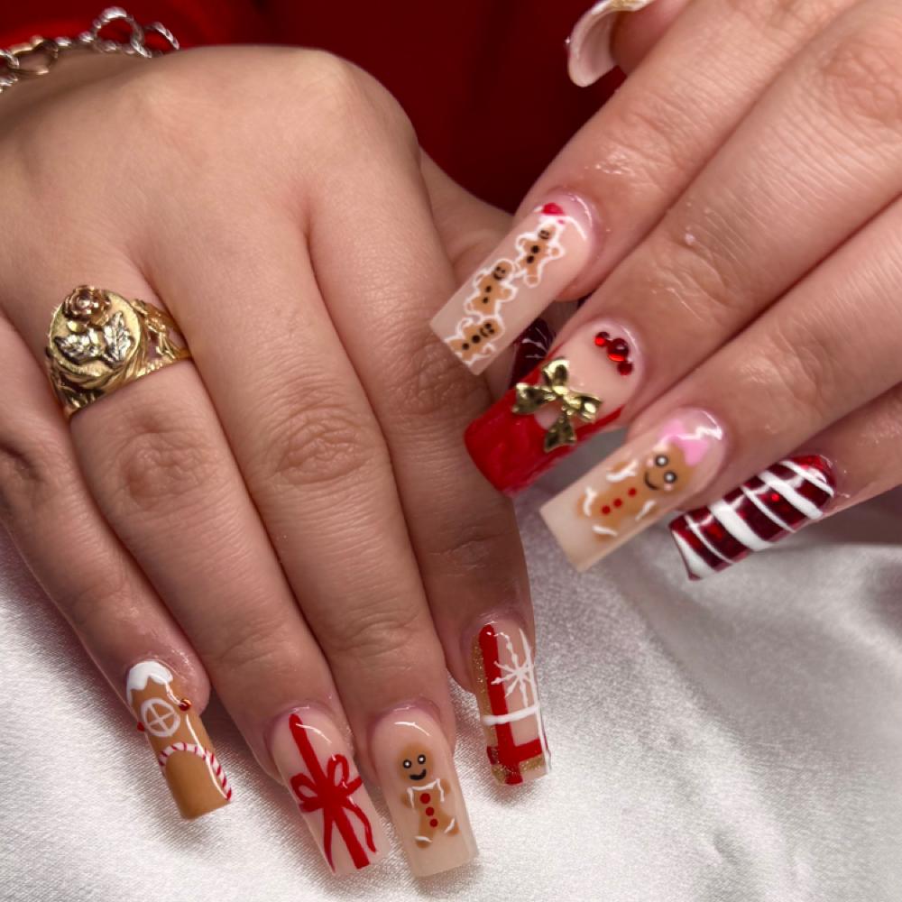 Medium Acrylic Set at Mystical Luxe Beauty By Zidni in olive branch, MS