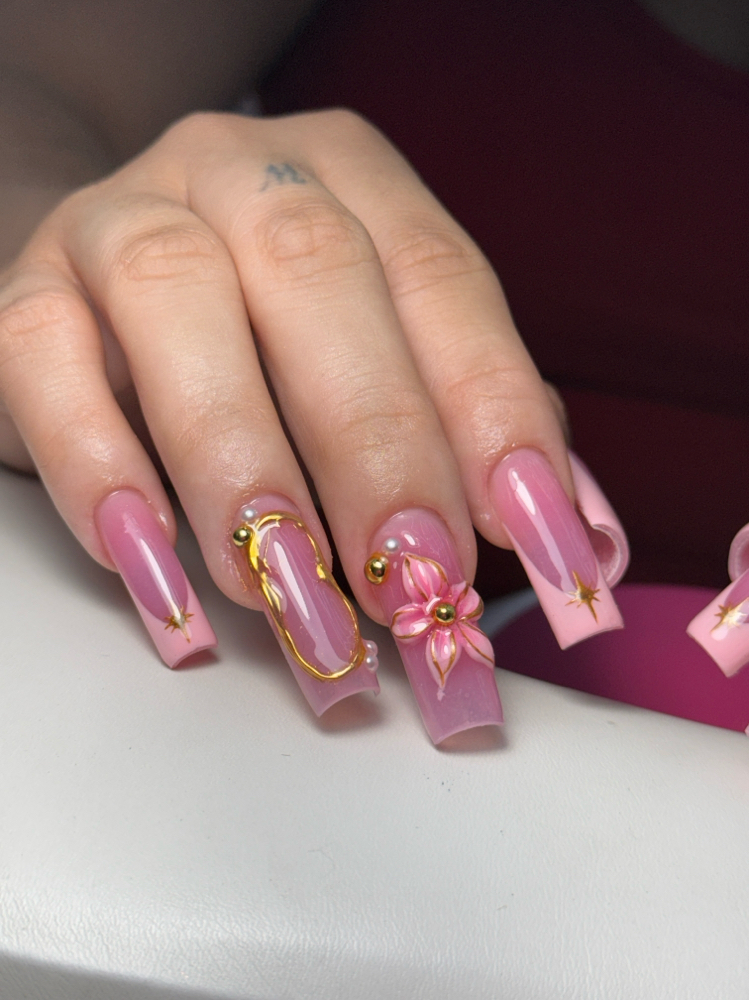 Long Full Acrylic Set at Lesacrylics in Kingston, PA