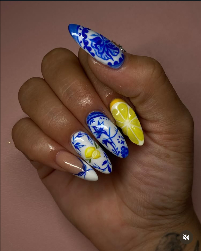 Hand Painted Designs (Add-On) at BeLong Luxury Salon & Extension Co. in Troy, IL