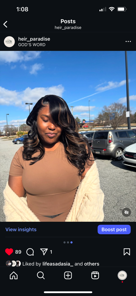 closure install Hair included