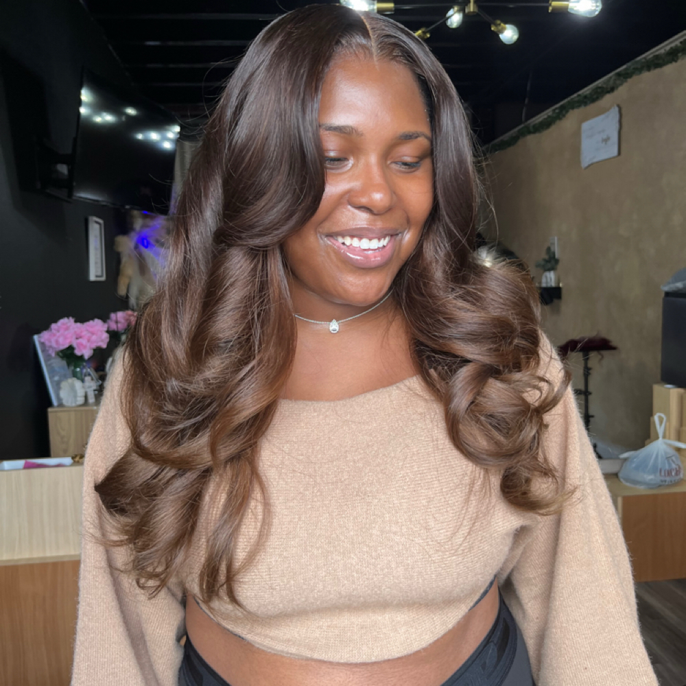 closure install Hair included at Heir Paradise in Byron, GA