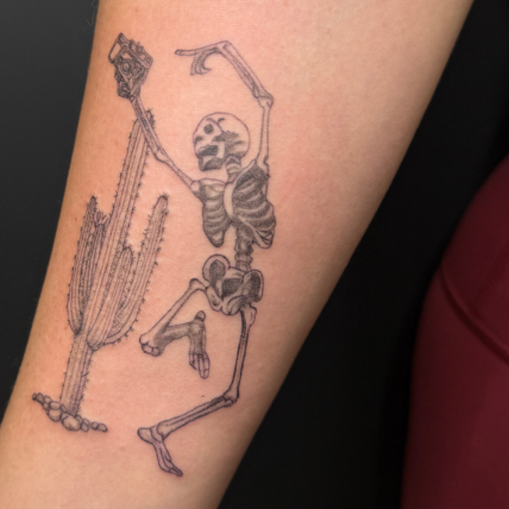 large tattoo at ashleigh l antrim in Phoenix, AZ