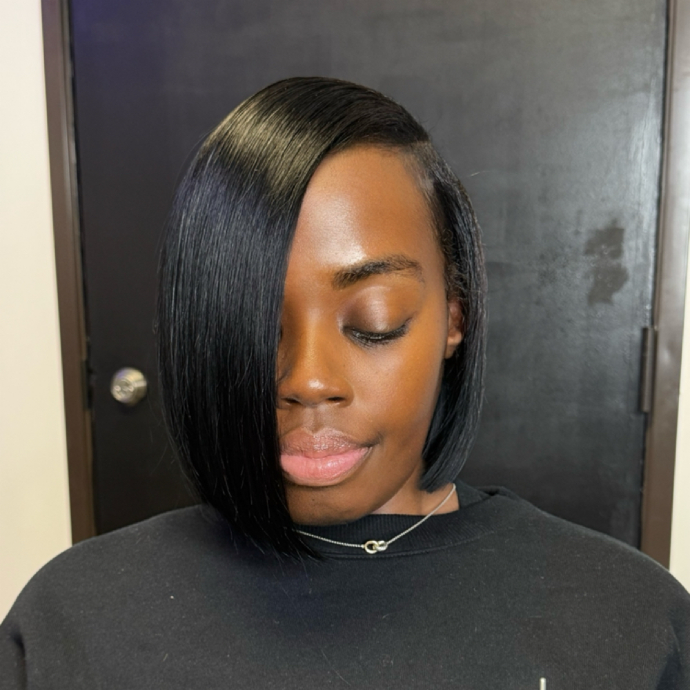 Bob Cut at Gloss Hair Company in Dallas, TX