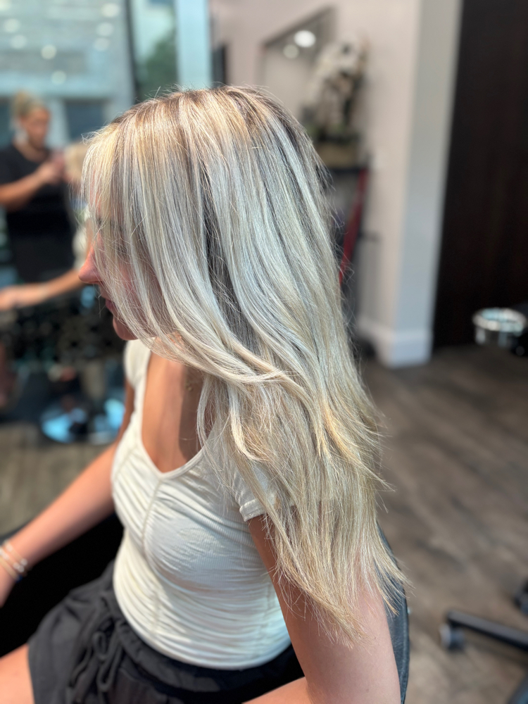 Full Highlight/base/cut at Modern Monroe Hair Co. in Rockwall, TX