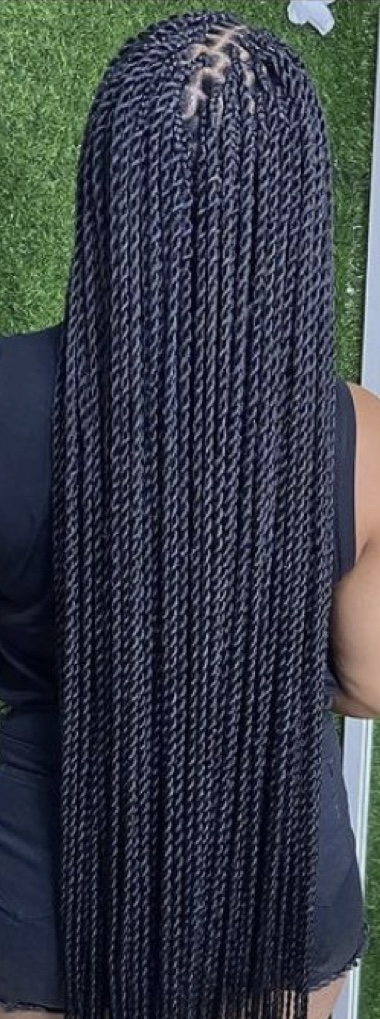 Small Senegalese Twist butt length