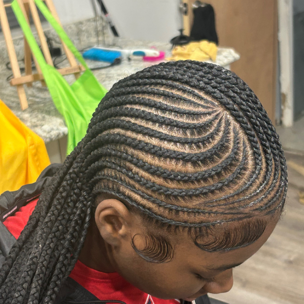 Small Stitch Braids at The Hairapist Experience in Mount morris, MI