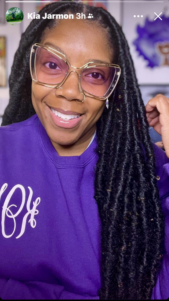 Rasta  Locs Hair Included