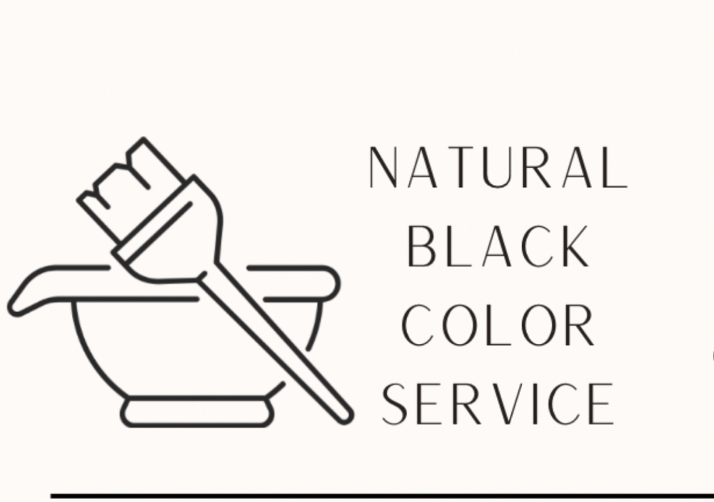 Natural Black Color Service