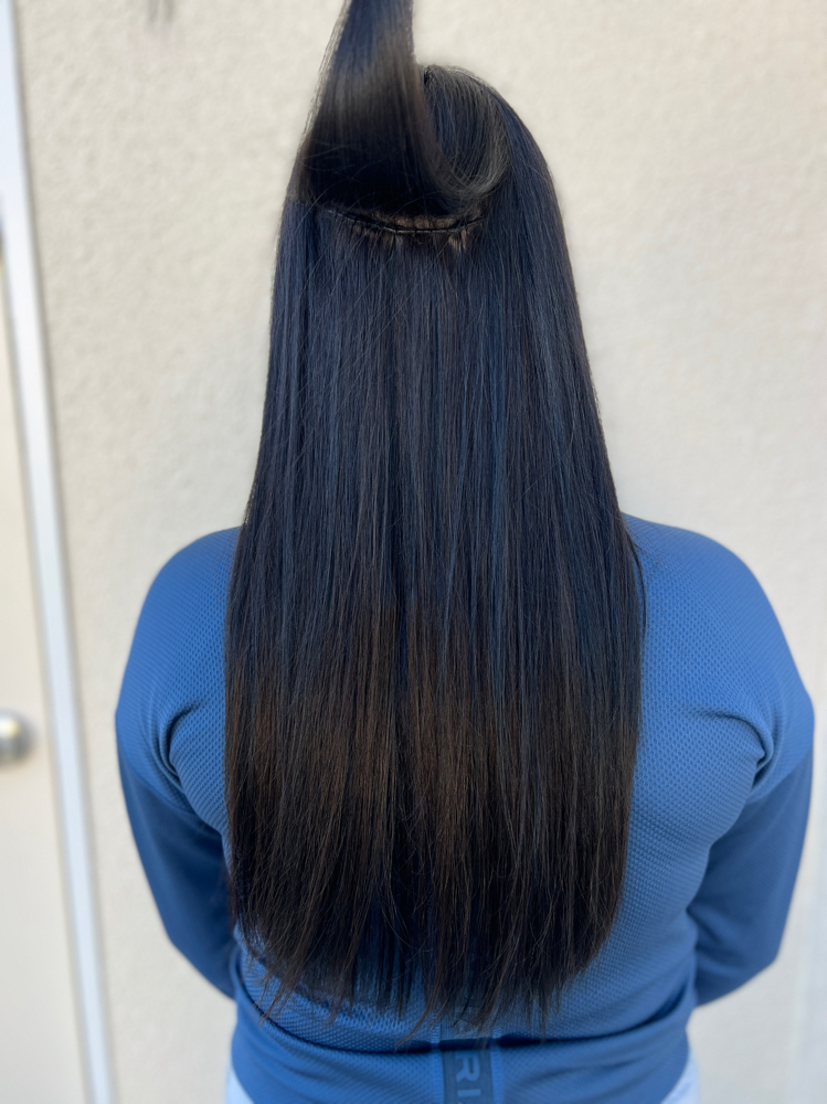 Blowdry Style for Extensions