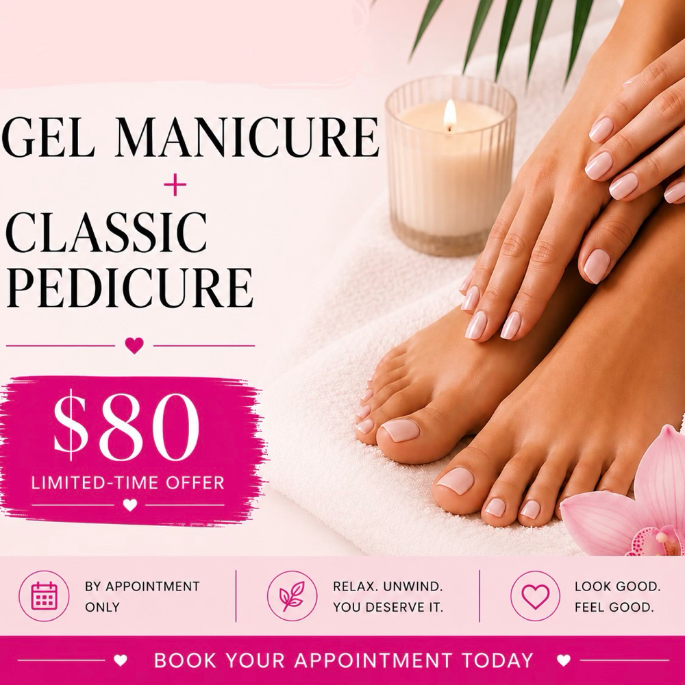 ✨SUMMER PROMO✨$80 Mani/pedi at Pink N Pretty Studio in Fort Lauderdale, FL